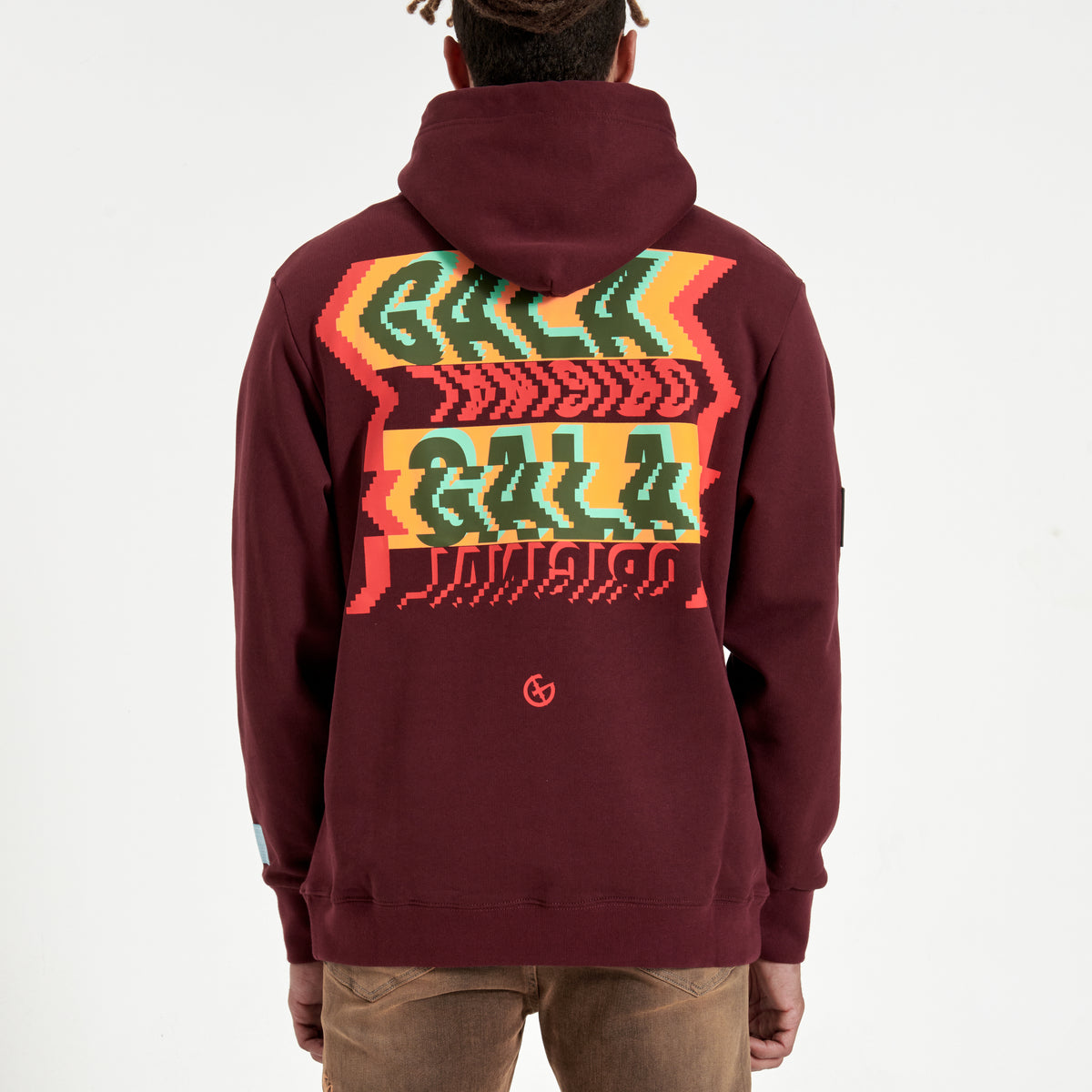 DIGITAL DANCE HOODIE CHOCOLATE MAROON Gala Original