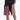 "Slicer" Panel Shorts (maroon/teal)