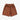 "DELIRIOUS" LEATHER SHORTS (BROWN)