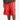 "Stamp" Leather Shorts (red)
