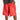 "Stamp" Leather Shorts (red)