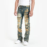 SNATCH STACK DENIM (WHEAT)