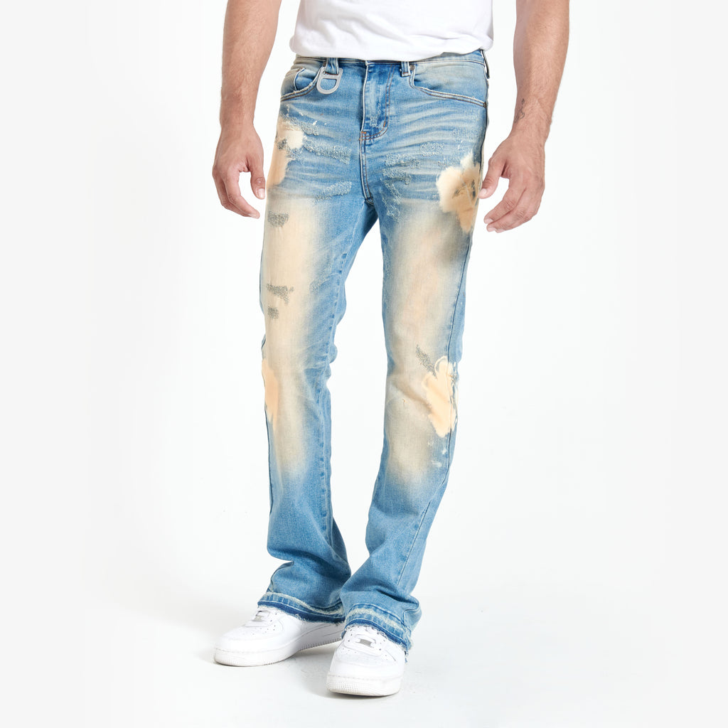 RINGO STACK DENIM (AGED BLUE VINTAGE) – Gala Original