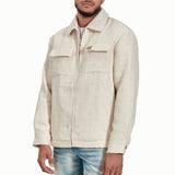 GROOVE QUILTED JACKET (COCONUT CREAM)