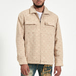 GROOVE QUILTED JACKET (SAND)