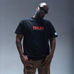 DIGITAL DANCE TEE (BLACK/RED)
