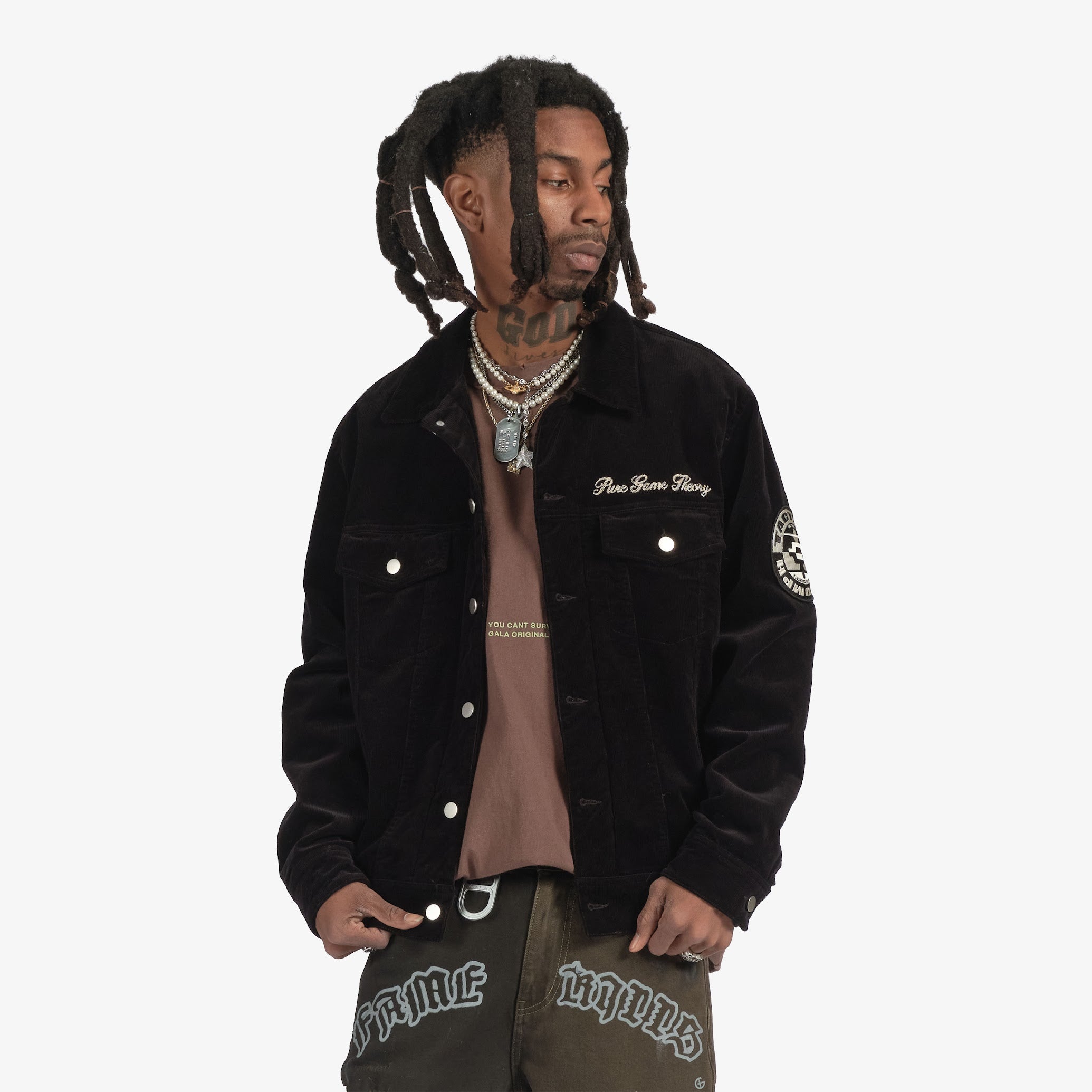2024AW TOUJOURS / Kediya jacket ブラック Kediya Cloth Jacket Black/Navy | Toujours | Epitome