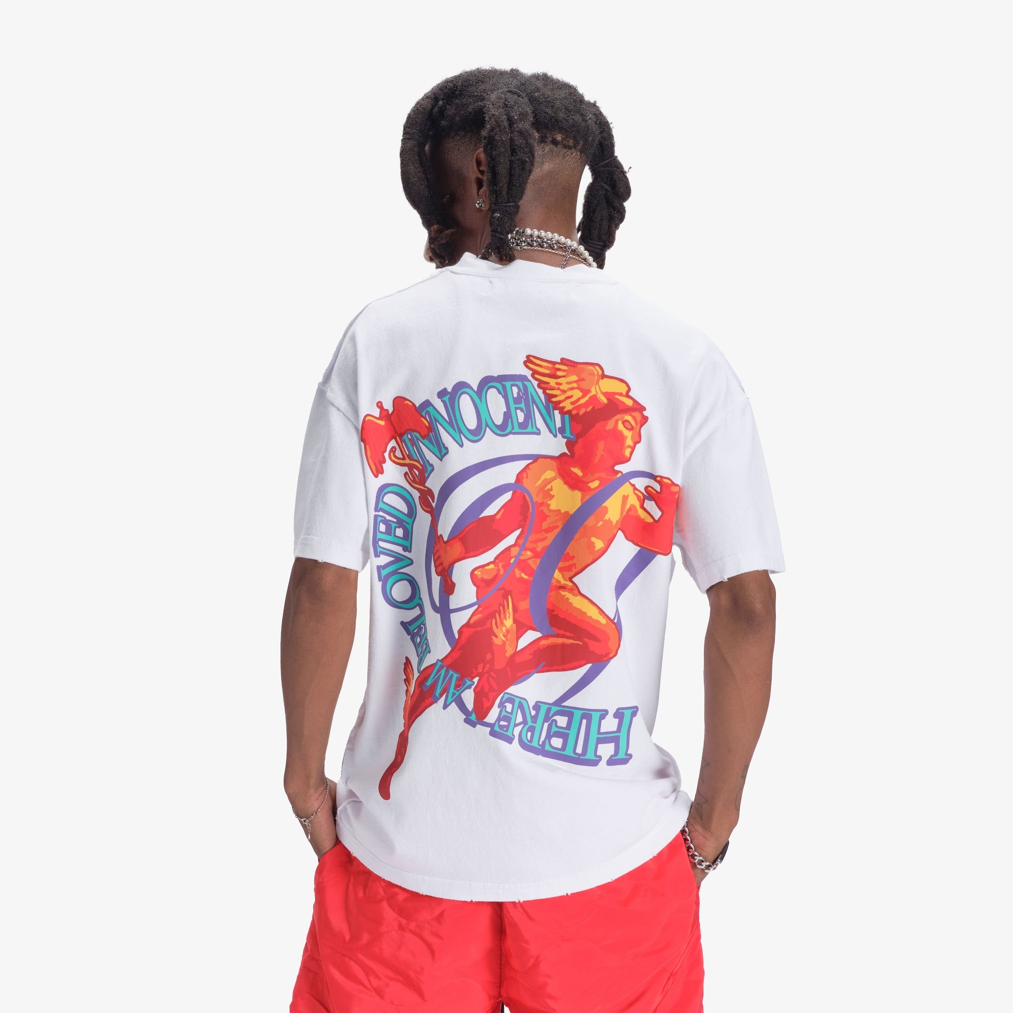 HERMES Tシャツ Represent Hermes Logo Crewneck T-Shirt | Saks Fifth Avenue