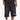 "Rhinestone" Terry Shorts (washed black)