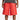 "Stamp" Leather Shorts (red)