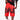 "Fangs" Embossed Leather Shorts (red)