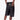 "Fangs" Embossed Leather Shorts (black)