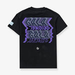 DIGITAL DANCE TEE (BLACK/PURPLE)