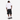 "Fangs" Embossed Leather Shorts (black)