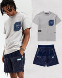 INCOGNITO SHORTS (DEEP NAVY/COBALT SPACE)