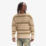 BLURR MOHAIR SWEATER (SAND/GREEN)