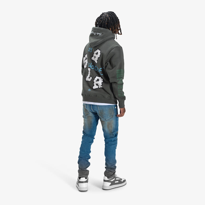 FLOATING HOODIE (FOREST GREEN)
