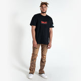 DIGITAL DANCE TEE (BLACK/RED)
