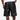 "Fangs" Embossed Leather Shorts (black)