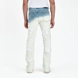 BLOT STACK DENIM (BLEACH OMBRE STONE)