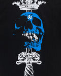 "NO MERCY" TEE (BLACK/BLUE)