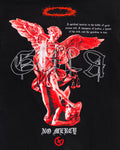 "NO MERCY" TEE (BLACK/RED)