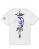 "NO MERCY" TEE (WHITE/PURPLE)