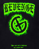 "REVENGE TEE" BLACK/GREEN