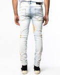 DEVASTATION DENIM (CLOUD WASH/ORANGE)