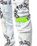 DEVASTATION DENIM (CLOUD WASH/BLACK)