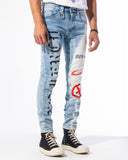 "ACCOMPLICE" DENIM (RED)