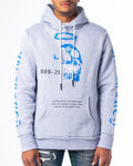 PRAY FOR THE OPPS" HOODIE (HEATHER GREY/BLUE)