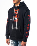 "PRAY FOR THE OPPS" HOODIE (BLACK/RED)