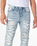 BLITZ STACKED DENIM (LIGHT STONE WASH)
