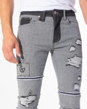 REVERSE DENIM (LIGHT BLACK)