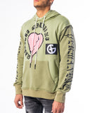 "DESOLATE" HOODIE (SAGE)