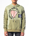"DESOLATE" HOODIE (SAGE)