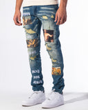 "PENANCE" PATCHWORK DENIM