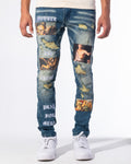 "PENANCE" PATCHWORK DENIM