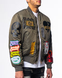 DOOMSDAY BOMBER JACKET (STEEL/CHARCOAL)
