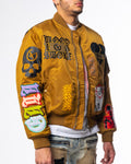 DOOMSDAY BOMBER JACKET (GOLD/SEPIA)