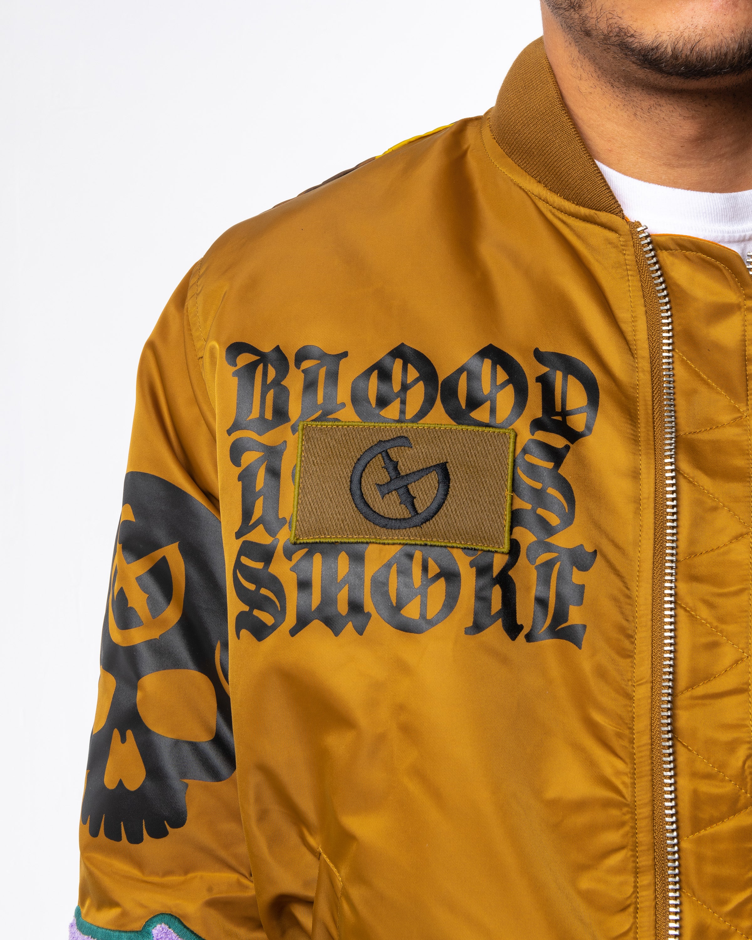 DOOMSDAY BOMBER JACKET GOLD SEPIA Gala Original doomsday-bomber-jacket-gold-sepia-gala-original