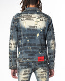 "VICIOUS" Jacket - Blue Stone
