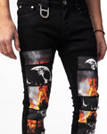 "FINALE" Patchwork Denim