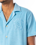 DOESN'T MATTER I'M LOADED SHIRT BUTTON-UP (BABY BLUE)