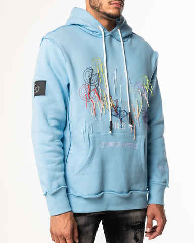 UNTITLED HOODIE (BABY BLUE) – Gala Original