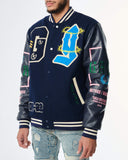 DYNASTY VARSITY JACKET (NAVY)