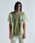 JUXTA TEE (OLIVE/EMERALD)