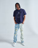 BRICK BY BRICK TEE (NAVY)